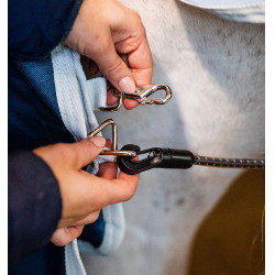 Forro Horseware 100g Eco Sarcelle eco print / gris Azul Forro Horseware 100g Eco Sarcelle eco print / gris Azul