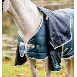 Forro Horseware 100g Eco Sarcelle eco print / gris Azul Forro Horseware 100g Eco Sarcelle eco print / gris Azul