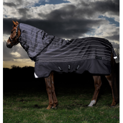 Manta Horseware Amigo Bravo 12 Reflectech Plus 100g Gris / reflectante