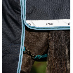 Manta Horseware Amigo® Bravo 12 Plus 250g 1200D Azúl marino / aqua