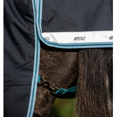 Manta Horseware Amigo® Bravo 12 Plus 250g 1200D Azúl marino / aqua