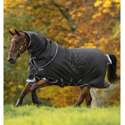 Manta Horseware Amigo® Bravo 12 Plus 250g 1200D Negro Manta Horseware Amigo® Bravo 12 Plus 250g 1200D Negro