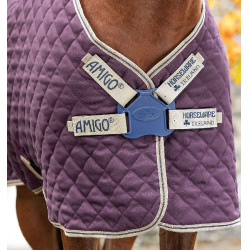 Manta de cuadra Horseware Amigo Plus Disco 200g Higo / marino Violeta Manta de cuadra Horseware Amigo Plus Disco 200g Higo / marino Violeta