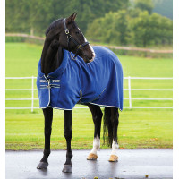 Manta secante Horseware Rambo Cosy de forro polar Marino / beige / azul