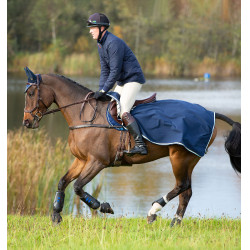 Cubre-ríñones Horseware Rambo polar impermeable Marino / beige / azul