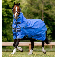Cobertura Horseware Amigo Hero Ripstop Plus 100g Azul / marino / gris Cobertura Horseware Amigo Hero Ripstop Plus 100g Azul / marino / gris