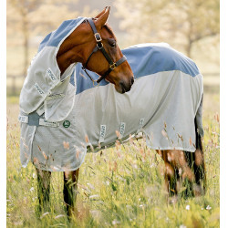 Cubre-moscas Horseware Amigo AmECO Combi 0g Verde azulado / gris