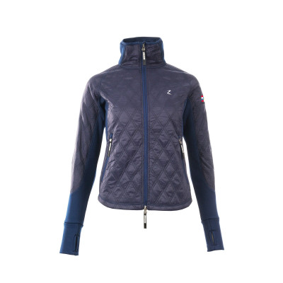 Chaqueta acolchada ligera Horze Zoe mujer Azul oscuro