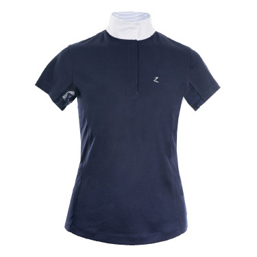Polo Blaire Horze Crescendo mujer Azul oscuro