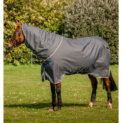 Manta para caballo Horseware Amigo® Bravo 12 Plus 250g 1200D Gris sombra / marino / lima