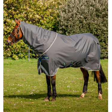 Manta para caballo Horseware Amigo® Bravo 12 Plus 250g 1200D Gris sombra / marino / lima Manta para caballo Horseware Amigo® Bravo 12 Plus 250g 1200D Gris sombra / marino / lima