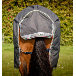 Manta para caballo Horseware Amigo® Bravo 12 Plus 250g 1200D Gris sombra / marino / lima