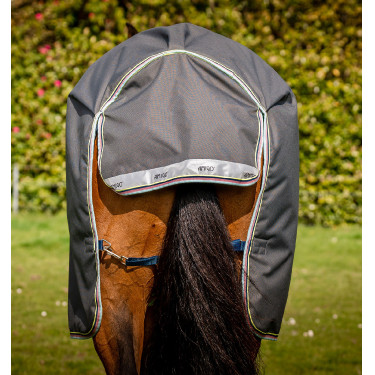 Manta para caballo Horseware Amigo® Bravo 12 Plus 250g 1200D Gris sombra / marino / lima Manta para caballo Horseware Amigo® Bravo 12 Plus 250g 1200D Gris sombra / marino / lima