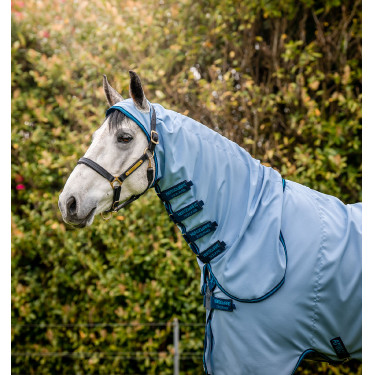 Cobertura integral Horseware Amigo Ripstop Hoody 0g Azul azur / marino / azul eléctrico Cobertura integral Horseware Amigo Ripstop Hoody 0g Azul azur / marino / azul eléctrico
