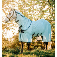 Cubre-moscas Horseware Amigo Bug Buster Azul azur / marino / azul eléctrico Cubre-moscas Horseware Amigo Bug Buster Azul azur / marino / azul eléctrico