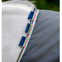 Manta Horseware Amigo Bravo 12 Original 100g Gris sombra / marino / lima Manta Horseware Amigo Bravo 12 Original 100g Gris sombra / marino / lima