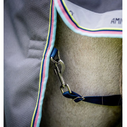 Manta Horseware Amigo Bravo 12 Original 100g Gris sombra / marino / lima Manta Horseware Amigo Bravo 12 Original 100g Gris sombra / marino / lima