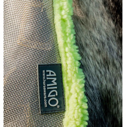 Máscara anti-moscas Horseware Amigo Plata / lima Máscara anti-moscas Horseware Amigo Plata / lima