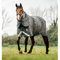 Manta Horseware Rhino HexStop Plus Turnout 0g Gris / índigo / marino