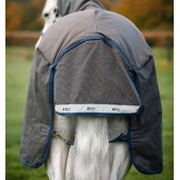 Manta Horseware Rhino Hexstop Plus Turnout 100g Gris / índigo / marino