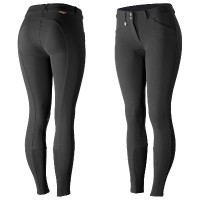 Pantalón mujer con grip silicona Horze Grand Prix Negro