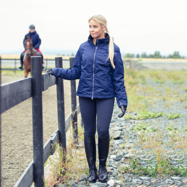 Pantalón mujer con grip silicona Horze Grand Prix Azul oscuro Pantalón mujer con grip silicona Horze Grand Prix Azul oscuro