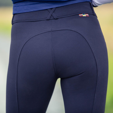 Pantalón mujer con grip silicona Horze Grand Prix Azul oscuro Pantalón mujer con grip silicona Horze Grand Prix Azul oscuro