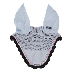 Bonete para caballos Derby de algodón Azul bebé / multicolor / marino Gris