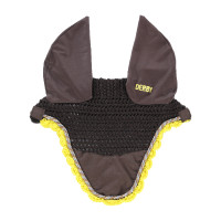 Bonete para caballos Derby de algodón Marrón / multicolor / amarillo Marr&amp;amp;amp;oacute;n