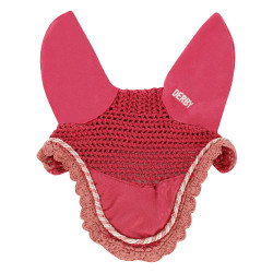 Bonete para caballos Derby de algodón Fucsia / multicolor / rosa Bonete para caballos Derby de algodón Fucsia / multicolor / rosa