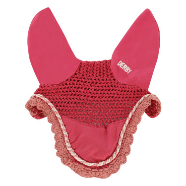 Bonete para caballos Derby de algodón Fucsia / multicolor / rosa Bonete para caballos Derby de algodón Fucsia / multicolor / rosa