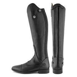 Botas de equitación Derby con cordones y cremallera trasera