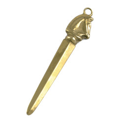 Cuchillo para papel de latón Umbria Equitazione