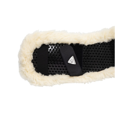 Funda de cincha clásica de gel y piel de oveja sintética Acavallo Funda de cincha clásica de gel y piel de oveja sintética Acavallo