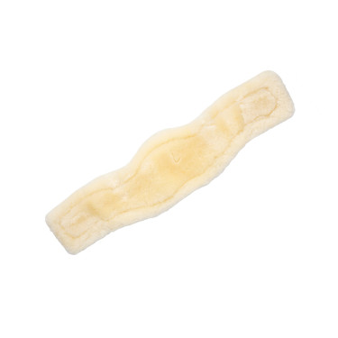 Funda corta de cincha de gel clásico con piel de oveja Acavallo Funda corta de cincha de gel clásico con piel de oveja Acavallo