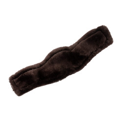 Funda corta de cincha de gel clásico con piel de oveja Acavallo Castaño Marrón Funda corta de cincha de gel clásico con piel de oveja Acavallo Castaño Marrón