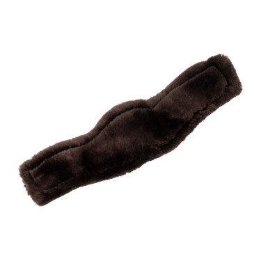 Funda corta de cincha de gel clásico con piel de oveja Acavallo Castaño Marrón Funda corta de cincha de gel clásico con piel de oveja Acavallo Castaño Marrón