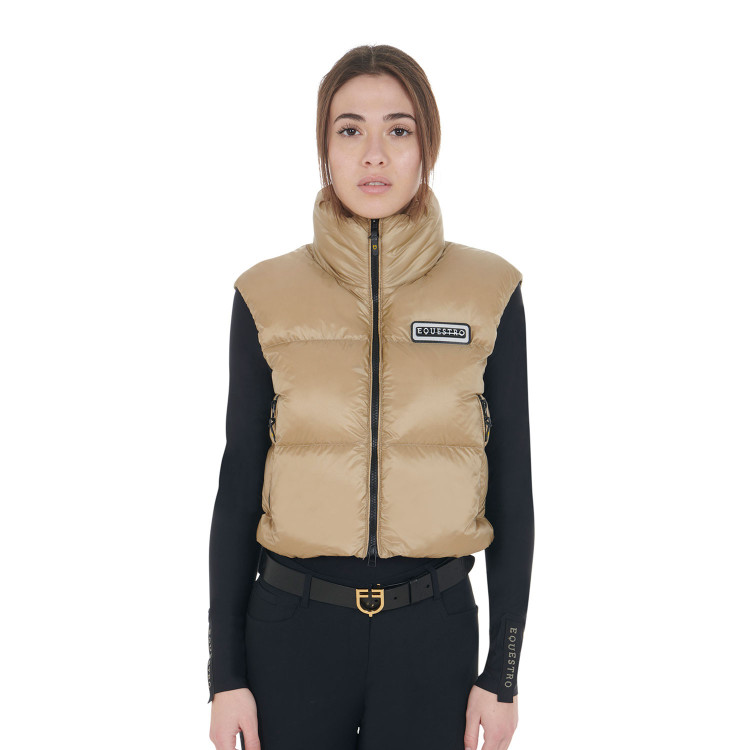 Chaleco corto con cremallera para mujer Equestro