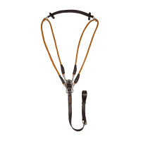 Gogue de cuero de becerro y nailon Acavallo Marrón oscuro Marr&amp;amp;amp;oacute;n