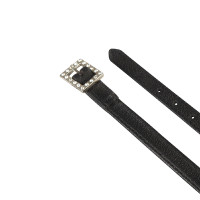 Tiras para espuelas de cuero con decoraciones de strass Equestro Corona