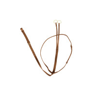 Martingala de cuero para la carrera Derby Coñac Marrón