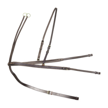 Martingala y pechopetral Denver Marrón oscuro Marr&amp;oacute;n