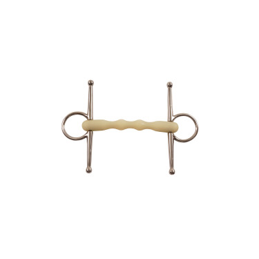 Freno de bocado entero con embocadura mullen Happy Mouth