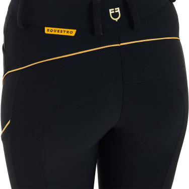 Pantalón de equitación para mujer corte slim con grip en las rodillas Equestro Pantalón de equitación para mujer corte slim con grip en las rodillas Equestro
