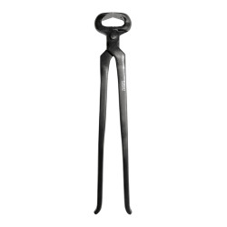 Pinzas para herrar Forget negras de acero inoxidable de 15"