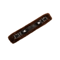 Protección de cincha Classic gel en piel de oveja sintética Acavallo