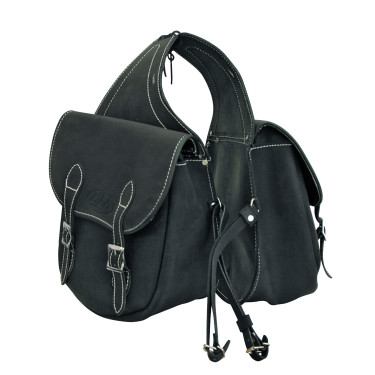Alforja de cuero para silla Lakota modelo clásico Alforja de cuero para silla Lakota modelo clásico