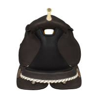 Silla de barril modelo Quarter Denver Castaño Marrón Silla de barril modelo Quarter Denver Castaño Marrón