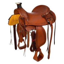 Silla western Wade con grabado de cesta McBryan