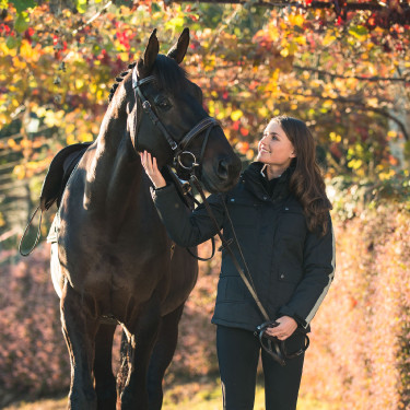 Chaqueta Winter Rider Horze Negro Chaqueta Winter Rider Horze Negro